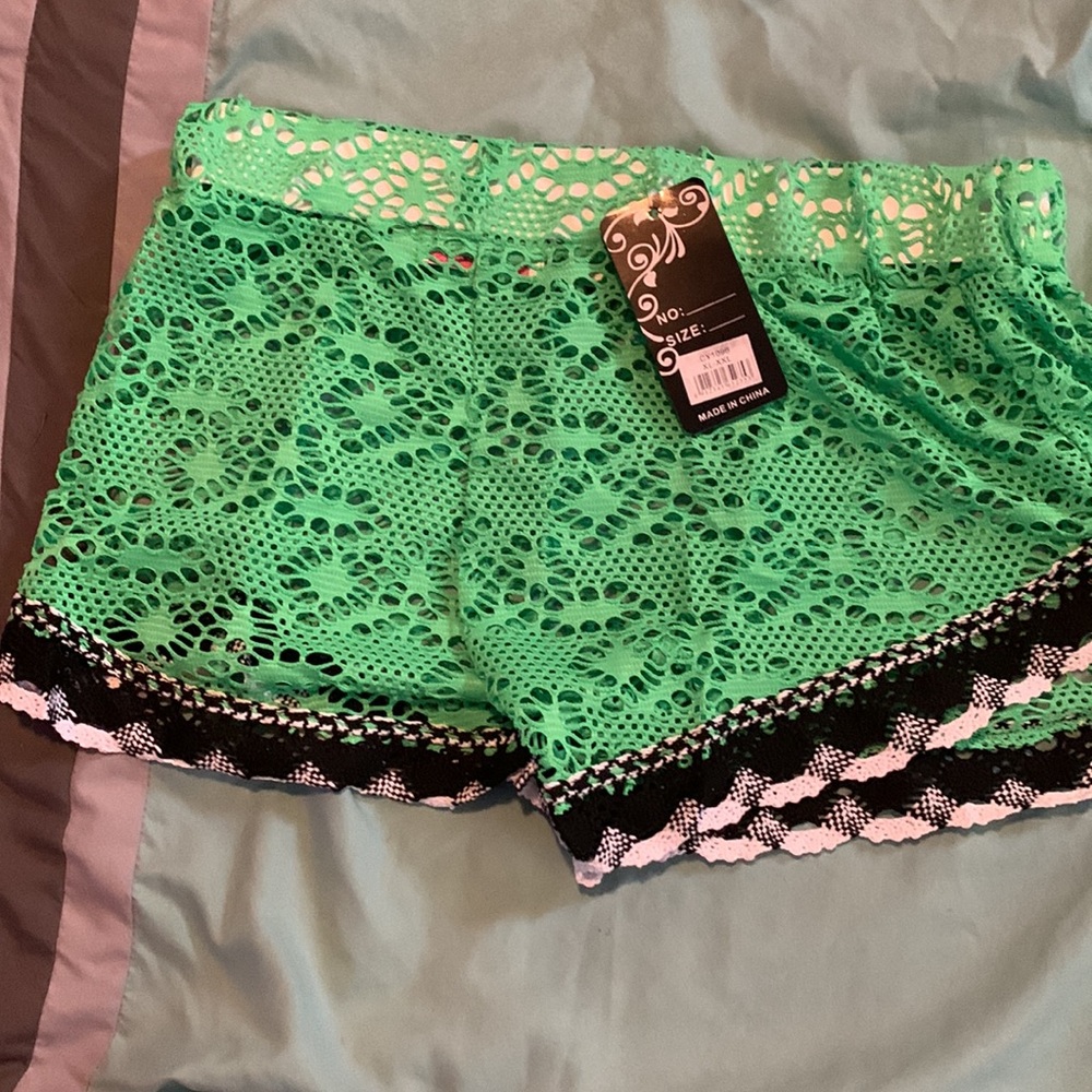 Lime green shorts